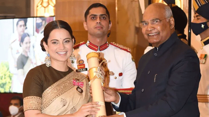 ‘পদ্মশ্রী’ সম্মাননা পেলেন কঙ্গনা ‘পদ্মশ্রী’ সম্মাননা পেলেন কঙ্গনা